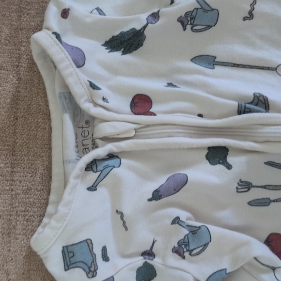 Carter's Little Planet 6 Month Sleep and Play Footed Onesie - Picture 3 of 7